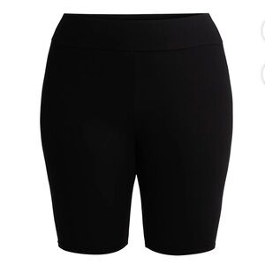 TERRA & SKY Biker Shorts Size 2X 20W-22W Polyester Spandex Pull On  Womens NWOT